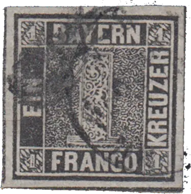Black Einser, Bavaria, 1849