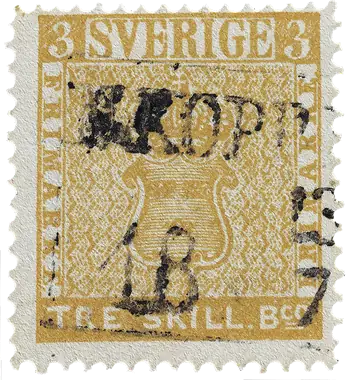 Tre Skilling Banco, Sweden, 1855