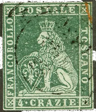 Tuscany Lion, Tuscany, 1851